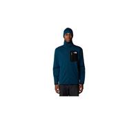 The north face crest full zip polare blu