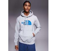 The North Face - Drew Peak - Felpa grigio chiaro mélange con cappuccio M