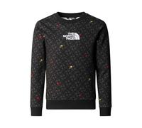 The North Face Drew Peak Light Crew Print Pullover TNF Black TNF Shadow Toss Print 152