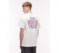 The North Face - Drip Logo - T-shirt comoda bianca con stampa sul retro-Bianco S