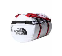 The North Face - Duffel resistente da 50L - Base Camp Duffel S TNF White TNF Black Elevation Red in Nylon - Bianco