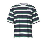 The North Face Easy T-Shirt Optic Emerald Ascent Stripe L