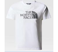 The North Face Easy T-Shirt TNF White/Asphalt Grey Bouldering Guide Print 128
