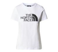 T-shirt The North Face Easy manica corta bianco puro logo nero donna - S