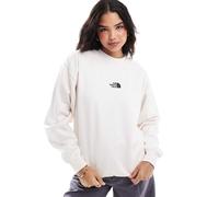 The North Face - Essential - Felpa bianco sporco oversize con logo XXL