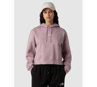 The North Face - Felpa con cappuccio da donna - W Essential Crop Hoodie Ashen Purple per Donne in Cotone - Taglia L - Viola