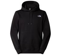 The North Face - Essential - Felpa oversize con cappuccio nera con logo-Nero L