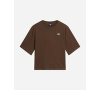 The North Face Essential Simple Dome t-shirt squadrata in marrone fumé XS