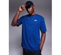 THE NORTH FACE NF0A87NRD1R M S/S Essential Oversize Tee T-Shirt Uomo Estate Blue Taglia M