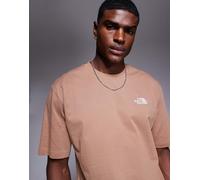THE NORTH FACE NF0A87NR6IH M S/S Essential Oversize Tee T-Shirt Uomo Latte Taglia L
