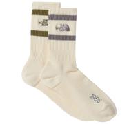 The North Face - Everyday Crew Heritage Stripe Sock 2-Pack - Calze casual Unisex L | EU 44|46 beige