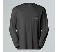 The North Face Expedition Celebration Oversized Maglietta a Maniche Lunghe da Uomo Anthracite Grey S