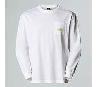 The North Face Expedition Celebration Oversized Maglietta a Maniche Lunghe da Uomo TNF White M