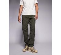 The North Face - Exploration - Pantaloni affusolati regular fit convertibili color verde tortora new W28