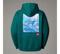 THE NORTH FACE Felpa 'Axys' azzurro / verde scuro / rosso / bianco, Taglia S