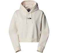 The North Face - Felpa con cappuccio da donna - W Essential Crop Hoodie White Dune per Donne in Cotone - Taglia L - Beige