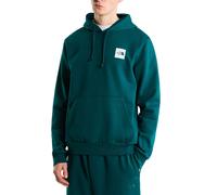 The North Face - Felpa con cappuccio - M Box Half Dome Regular Hoodie Pacific Teal per Uomo in Cotone - Taglia L - Verde
