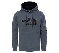 The North Face Felpa con Cappuccio Drew Peak, Uomo, TNF Medium Grey Heather (Std)/TNF Black, S