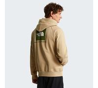 The North Face Felpa Con Cappuccio E Maniche Raglan Nse Box Da Uomo Khaki Stone Rozmiar XS male