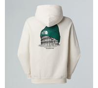 The North Face Felpa Con Cappuccio Italy Relaxed Unisex White Dune Rozmiar XXL male