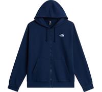 The North Face - Felpa con cappuccio - M Evolution Simple Dome Regular Full Zip Summit Navy per Uomo in Cotone - Taglia L - Blu navy