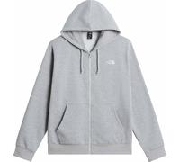 The North Face - Felpa con cappuccio - M Evolution Simple Dome Regular Full Zip TNF Pale Grey Heather per Uomo in Cotone - Taglia L - Grigio