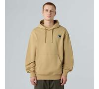 The North Face Felpa Con Cappuccio Mountain Logo Relaxed Da Uomo Khaki Stone Rozmiar XXL male