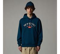 The North Face Felpa Con Cappuccio Varsity Con Grafica Da Uomo Midnight Petrol Rozmiar S male