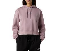 The North Face - Felpa con cappuccio da donna - W Essential Crop Hoodie Ashen Purple per Donne in Cotone - Taglia L - Viola