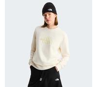The North Face Felpa Drew Peak Light Da Donna White Dune-lemon Mist Rozmiar L female