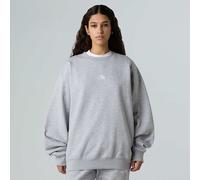 The North Face - Essential - Felpa oversize grigio chiaro con logo L