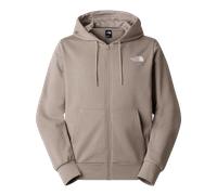 The North Face Felpa Full Zip con Cappuccio Half Dome Light Uomo in Misto Cotone Beige Stone Slab