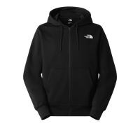 The North Face Felpa Full Zip con Cappuccio Half Dome Light Uomo in Misto Cotone Nero