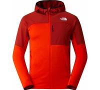 The North Face - Felpa leggera con cappuccio in Polartec® Power Grid con zip - M Polartec Powergrid Stormgap Hoodie Lava Red Iron Clay per Uomo in Pelle - Taglia M - rosso
