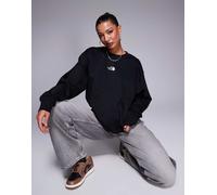 The North Face - Felpa oversize nera con logo-Nero M