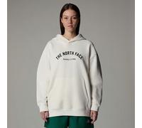 The North Face Felpa Varsity Con Cappuccio E Grafica Da Donna White Dune Rozmiar L female