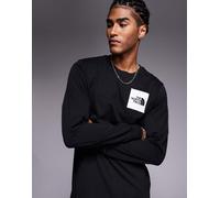 THE NORTH FACE NF0A8A6PJK3 M L/S FINE Tee T-Shirt Uomo TNF Black Taglia L
