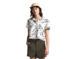 The North Face First Trail Maglietta da Escursionismo White Dune Coyote Field Sketch Print 3XL