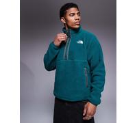 The North Face - Fleeski - Giacca in pile pesante verde con zip corta S