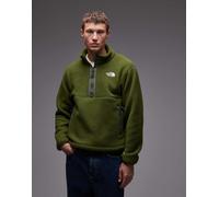The North Face - Fleeski - Giacca in pile verde con zip corta S