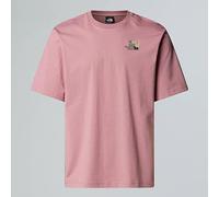The North Face Flower Dome Relaxed Graphic T-Shirt da Uomo Nostalgia Rose L