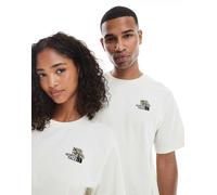 The North Face Flower Dome Relaxed Graphic T-Shirt da Uomo White Dune XXL