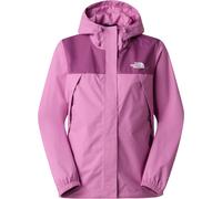 The North Face - Giacca da escursionismo impermeabile e antivento - W Antora Rain Jacket Hushed Lavender per Donne in Nylon - Taglia M - Viola