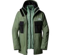The North Face - Giacca da sci 3 in 1 da uomo - M Fourbarrel Triclimate Jacket Bark Mist TNF Black per Uomo - Taglia L - Verde
