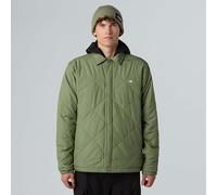 The North Face Giacca Imbottita In Flanella Afterburner Da Uomo Bark Mist-tnf Black Shadow Plaid Rozmiar M male