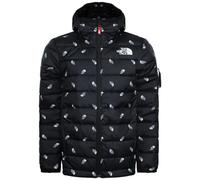 The North Face - Giacca imbottita per bambini con cappuccio e zip completa, logo su tutto il corpo, nero, inverno, NPOAZ139UT, nuovo (DE/NL/SE/PL, età 11 anni, 12 anni, Regular, Nero)