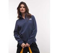 The North Face giacca in pile Glacier con zip a 1/4 blu navy M