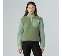 The North Face Giacca In Pile Yumiori Con Cerniera A 1/4 Da Donna Bark Mist-slate Moss-astro Lime Rozmiar S female