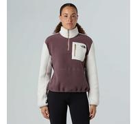 The North Face Giacca In Pile Yumiori Con Cerniera A 1/4 Da Donna Tawny Quartz-white Dune-mushroom Grey Rozmiar XL female