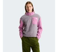 The North Face Giacca In Pile Yumiori Con Cerniera A 1/4 Da Donna Transcendent Grey-hushed Lavender-metal Pink Rozmiar XS female